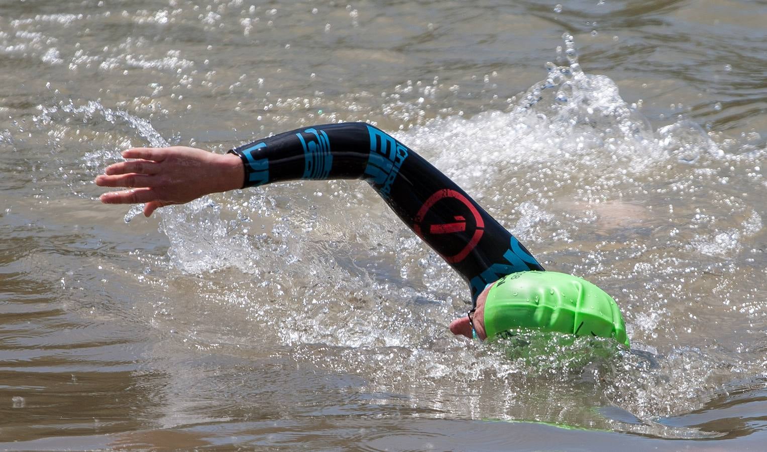 Prueba de natación.