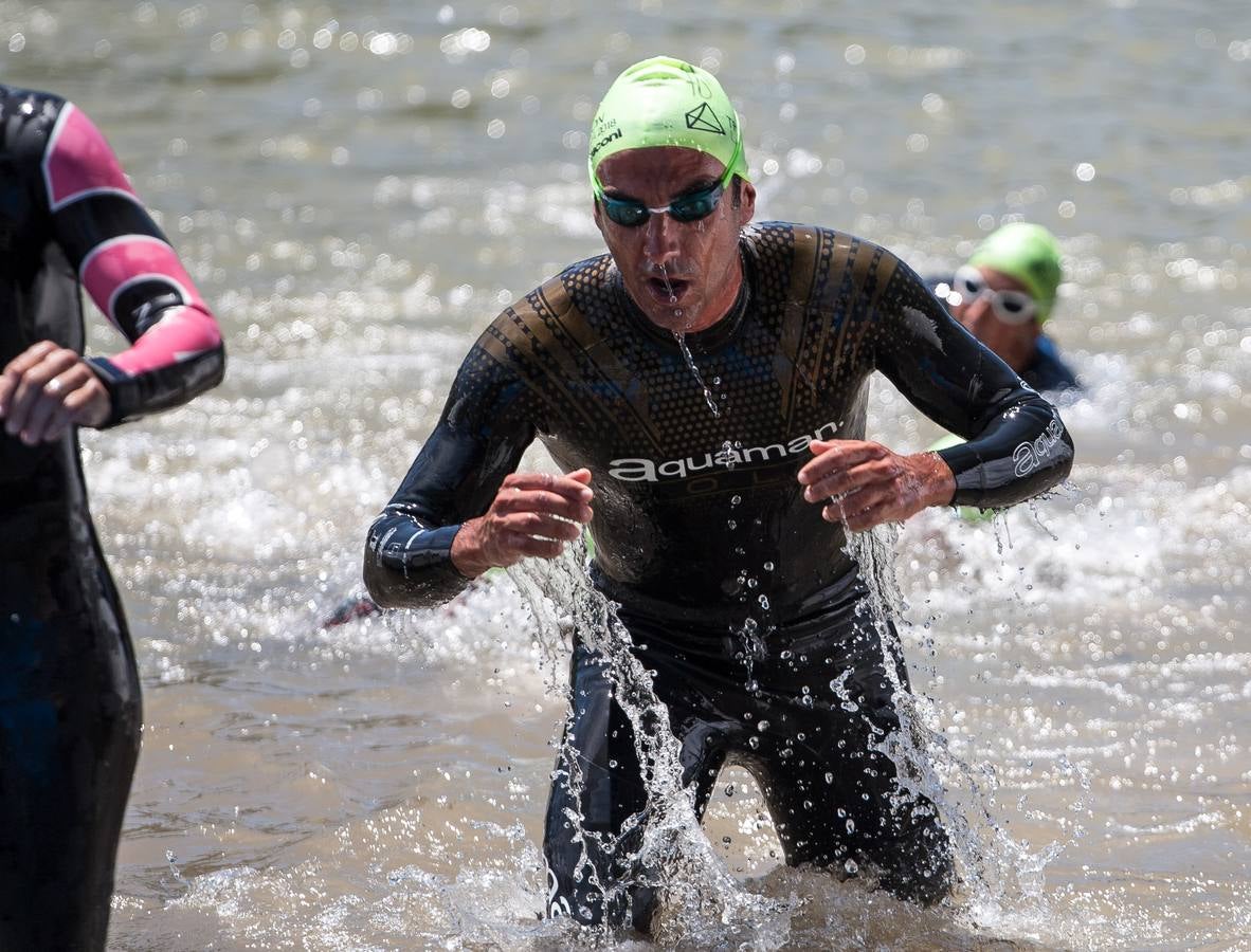 Prueba de natación.