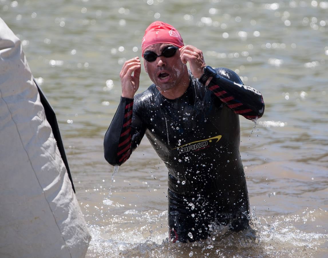 Prueba de natación.