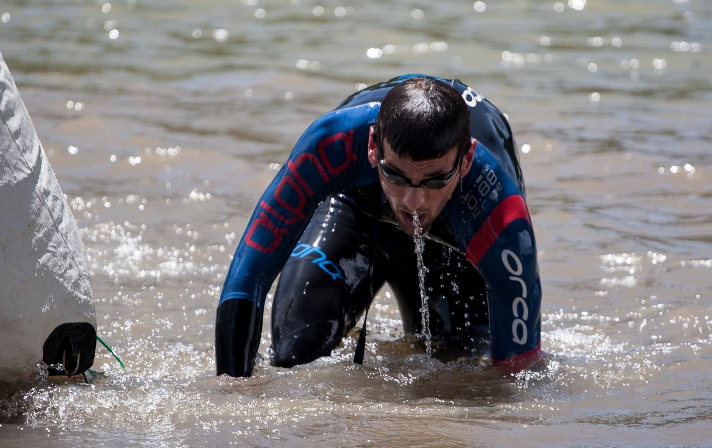 Prueba de natación.