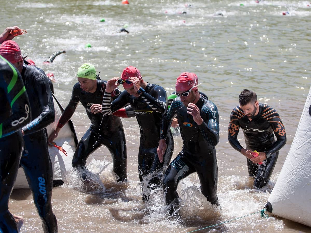 Prueba de natación.