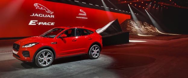 El nuevo E-Pace en su presentación mundial.
