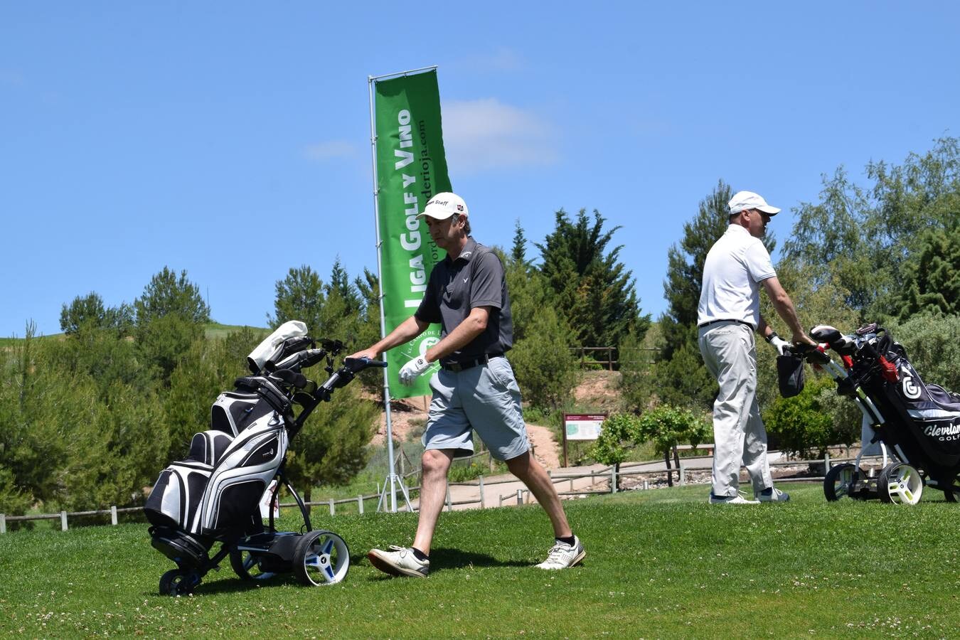 Los jugadores disfrutaron de una gran jornada de golf.