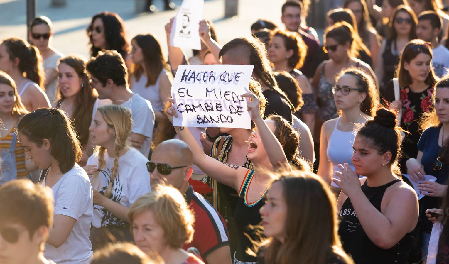 Fotos: Logroño se manifiesta contra la libertad de La Manada