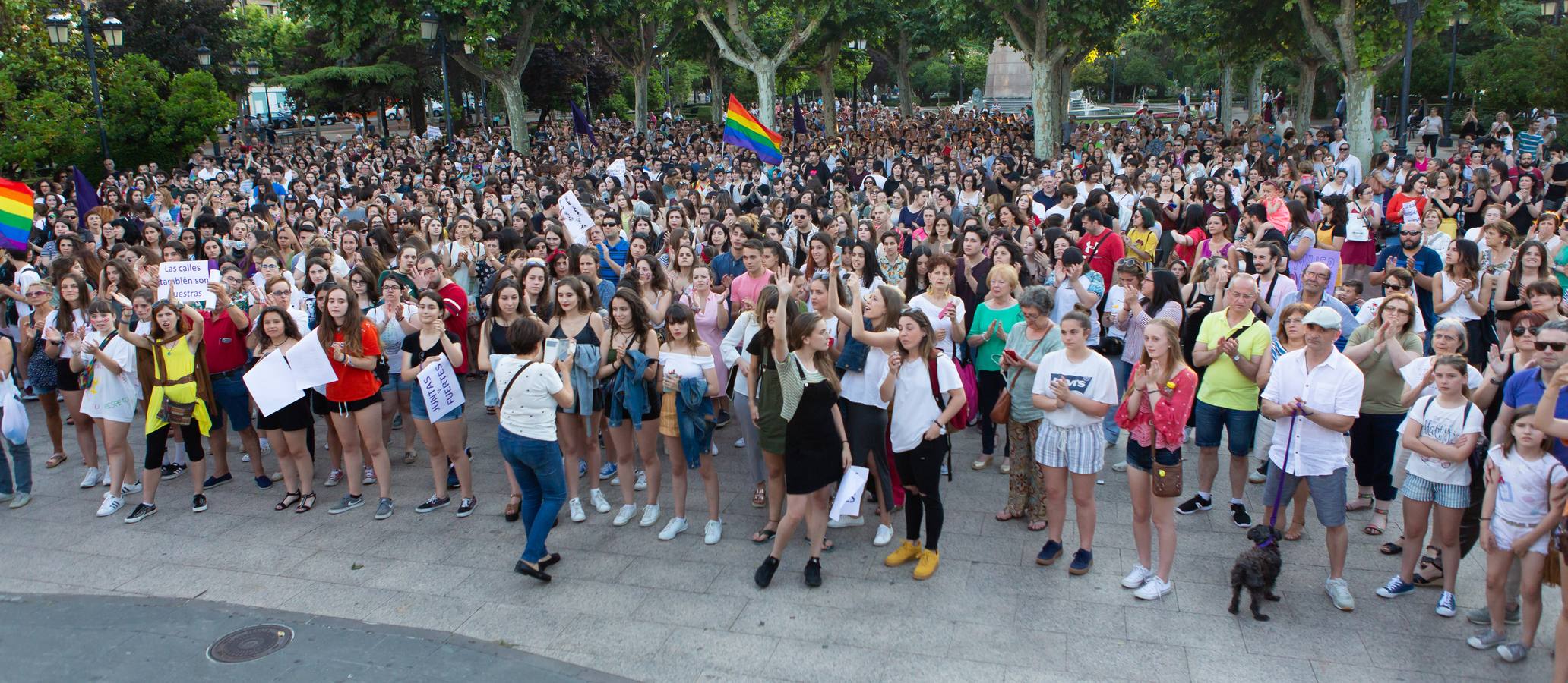 Fotos: Logroño se manifiesta contra la libertad de La Manada