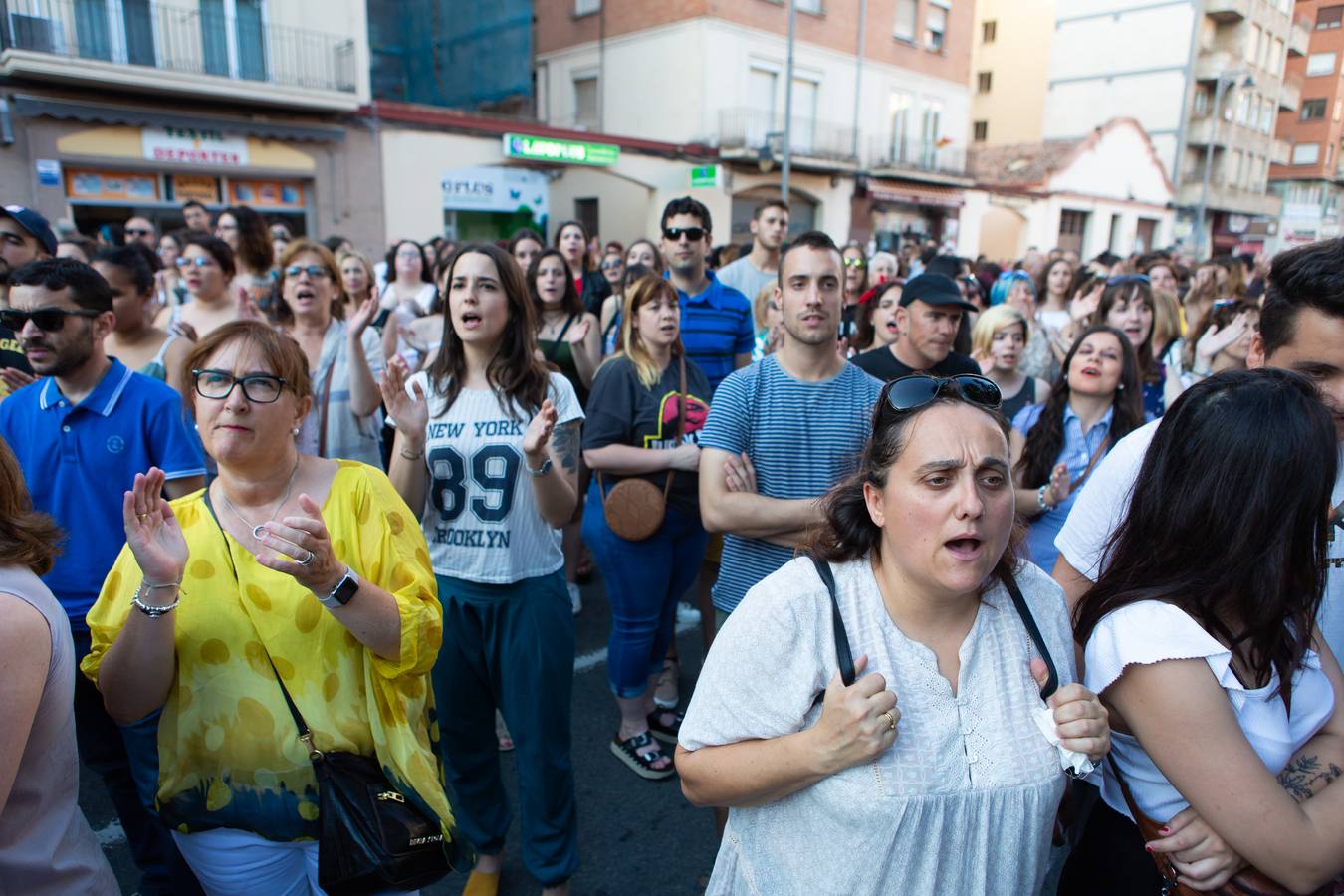 Fotos: Logroño se manifiesta contra la libertad de La Manada