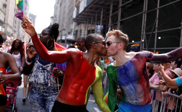 Desfile del Orgullo Gay en Nueva York. 