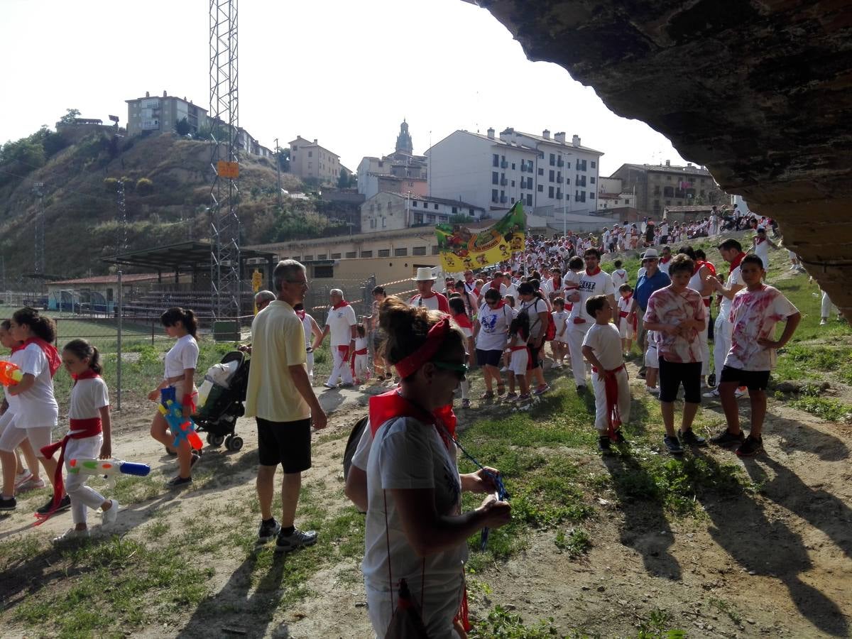 Fotos: La versión infantil de la batalla del vino en Haro