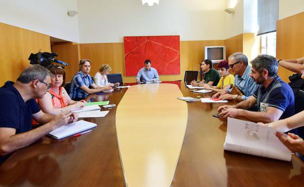 Reunión matinal de la Mesa Sectorial de Educación.