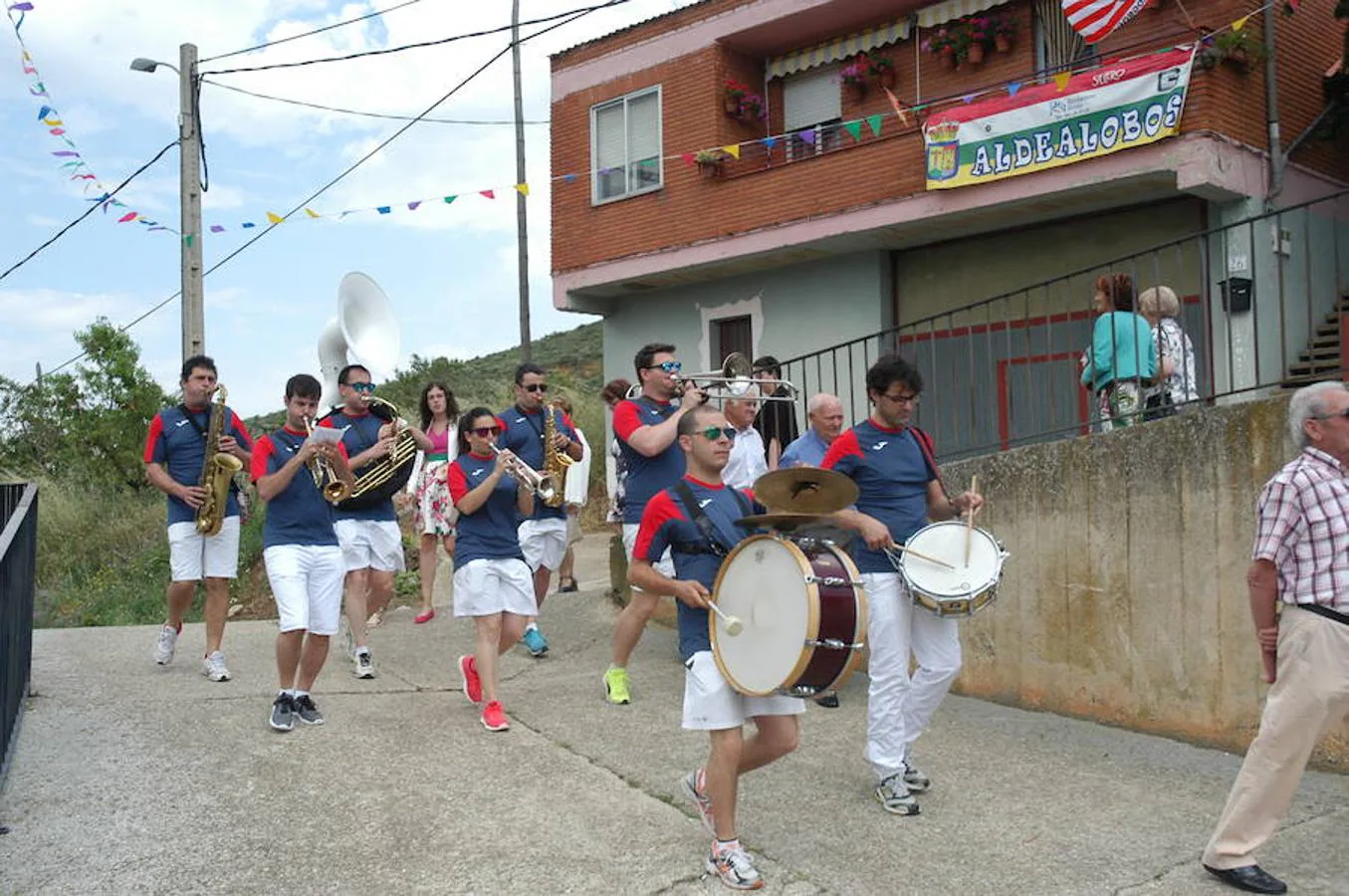 Imágenes correspondientes a la procesión de San Pedro en Aldealobos de Ocón