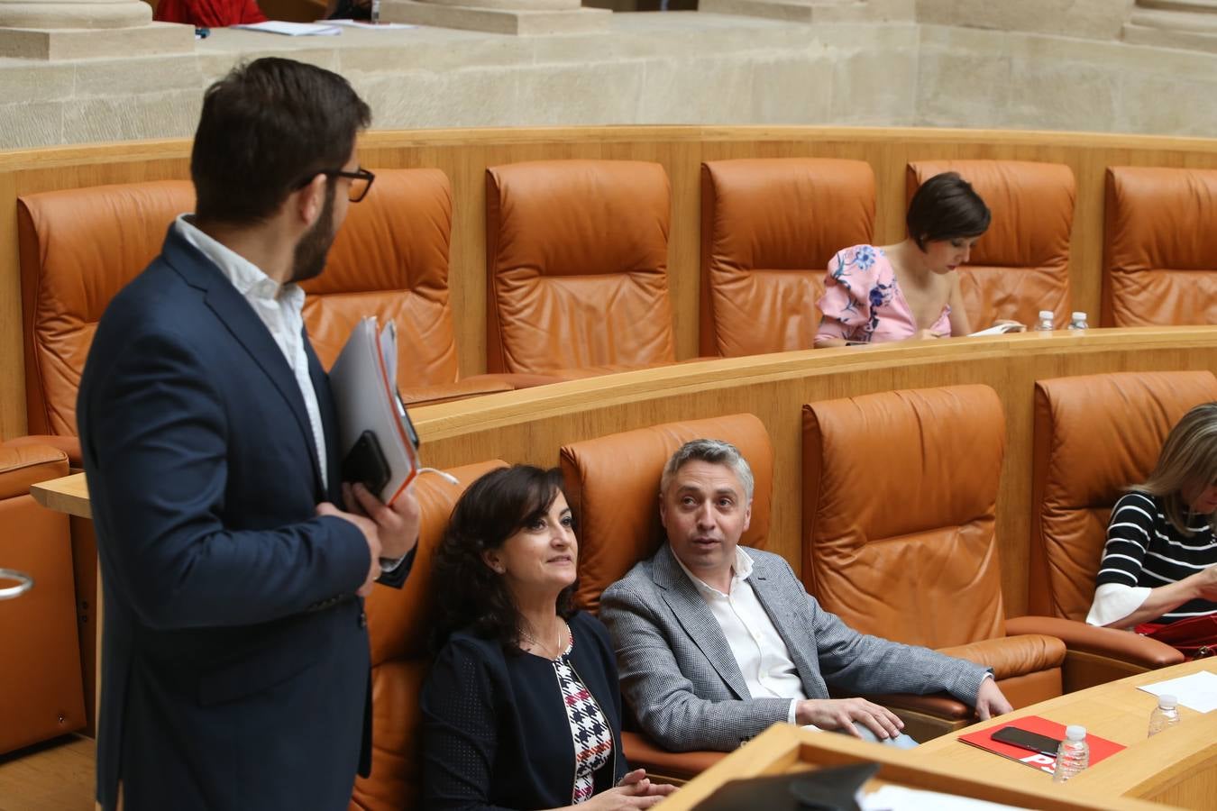 Fotos: Ciudadanos anuncia en el Parlamento riojano que no apoyará los Presupuestos del 2019