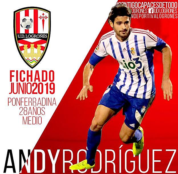 La UDL ficha al centrocampista Andy Rodríguez