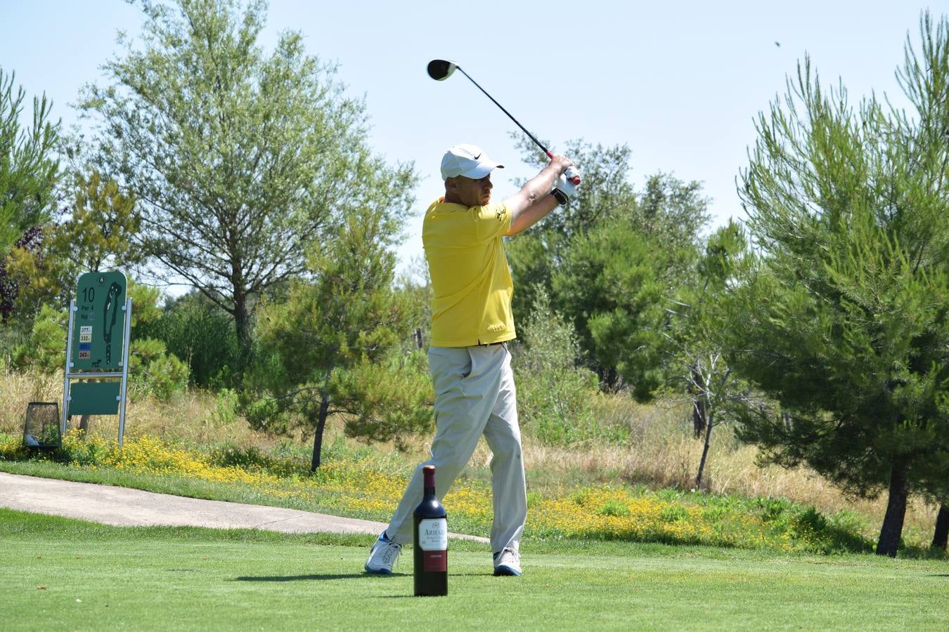 Los jutadores disfrutaron de una gran jornada de golf.