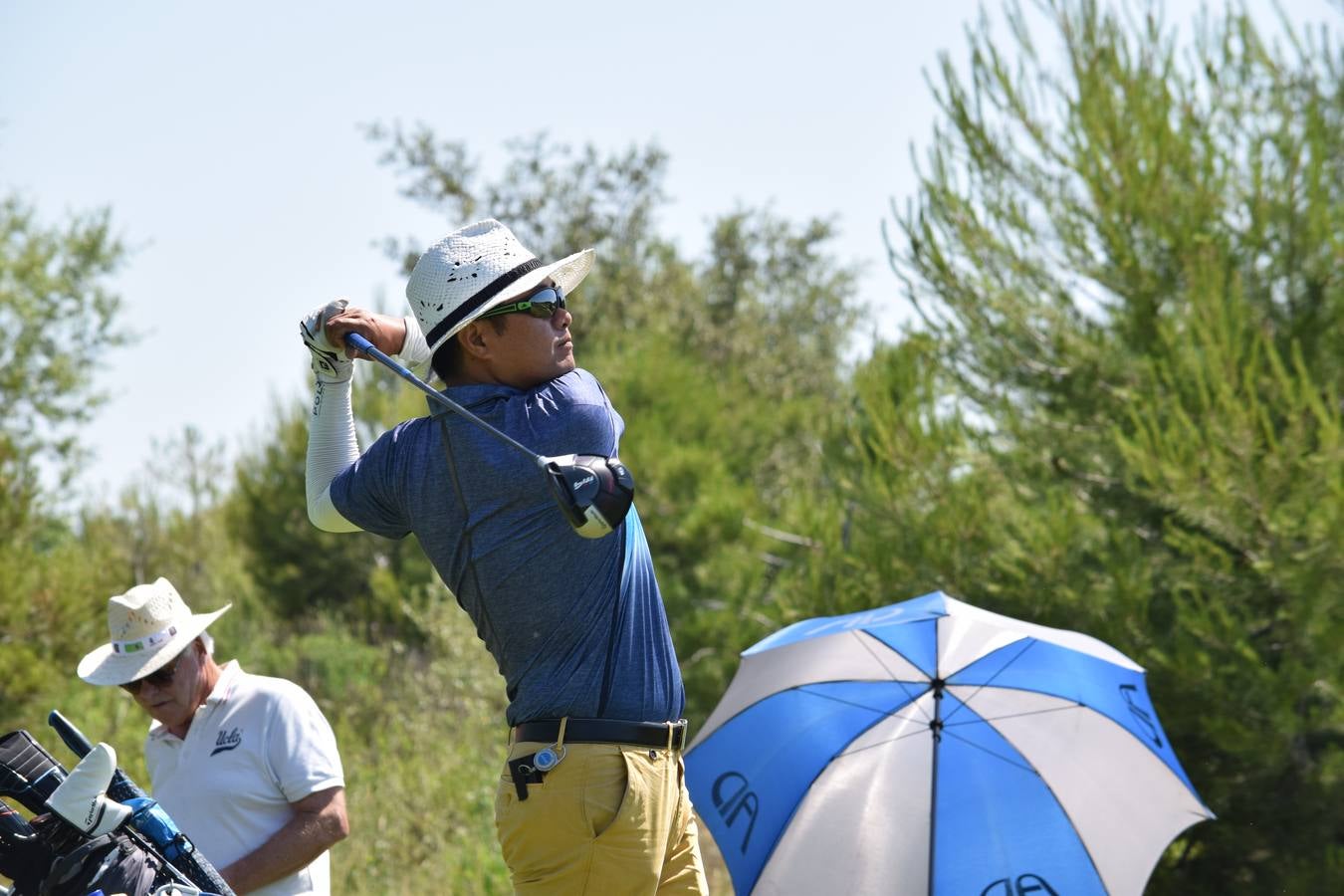 Los jutadores disfrutaron de una gran jornada de golf.