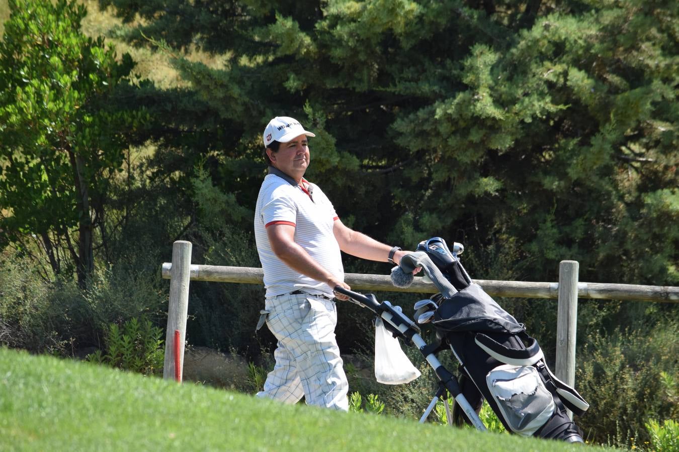 Los jutadores disfrutaron de una gran jornada de golf.