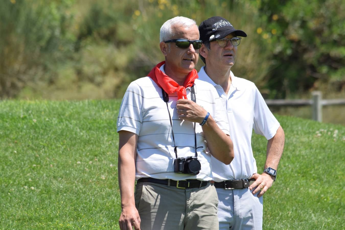 Los jutadores disfrutaron de una gran jornada de golf.