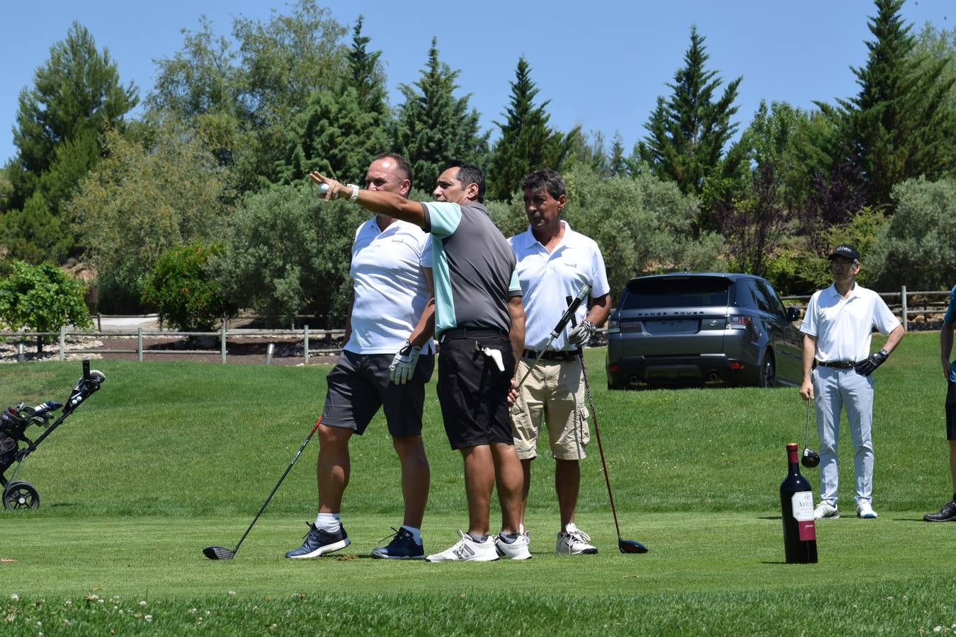 Los jutadores disfrutaron de una gran jornada de golf.