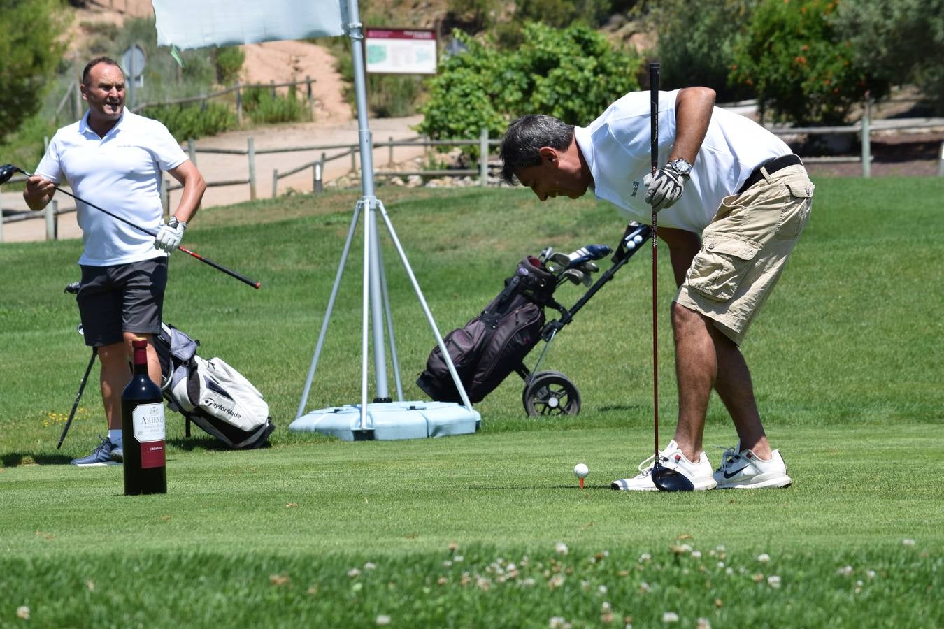 Los jutadores disfrutaron de una gran jornada de golf.