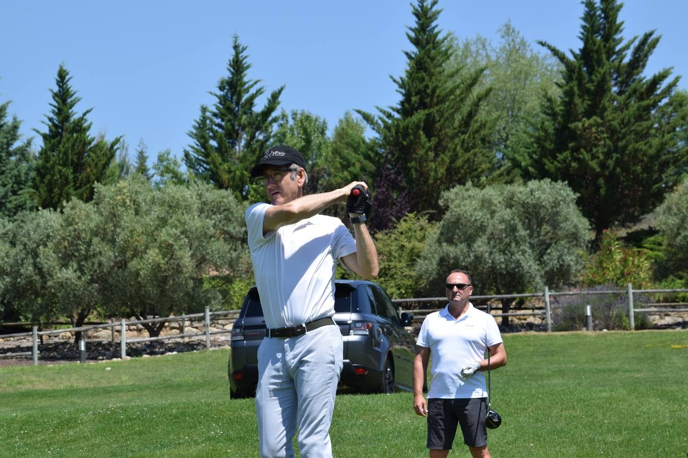 Los jutadores disfrutaron de una gran jornada de golf.