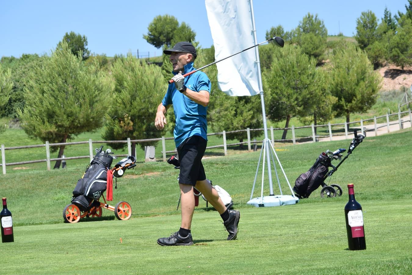 Los jutadores disfrutaron de una gran jornada de golf.