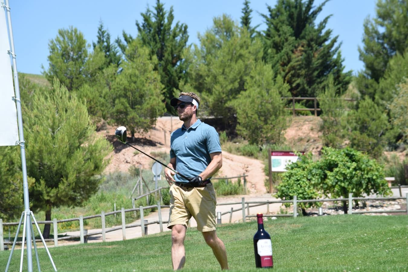 Los jutadores disfrutaron de una gran jornada de golf.