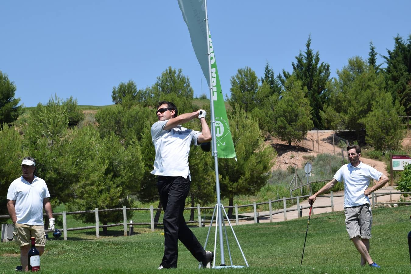 Los jutadores disfrutaron de una gran jornada de golf.