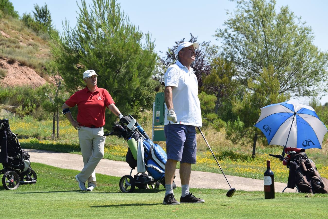 Los jutadores disfrutaron de una gran jornada de golf.