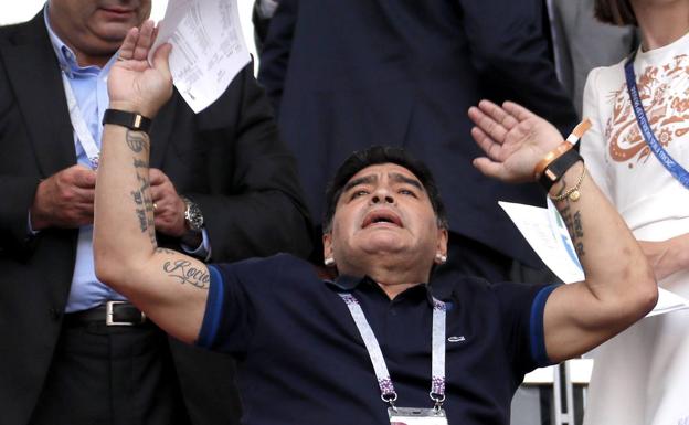 Diego Armando Maradona. 