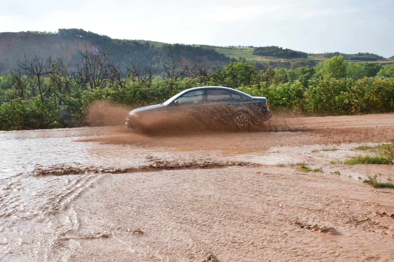 La tormenta de granizo de Murillo causó graves daños.