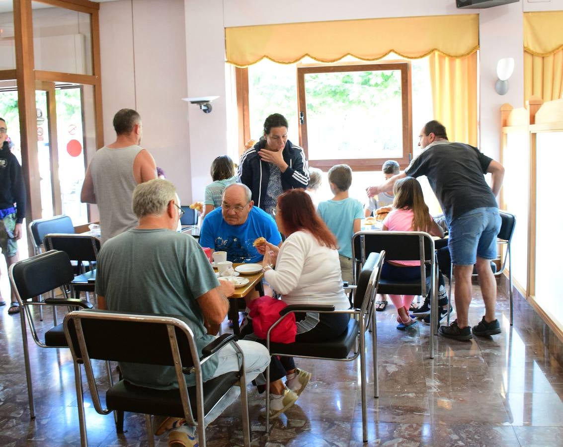 Las tormentas caídas el viernes provocaron la evacuación de los vecinos del camping de Navarrete.