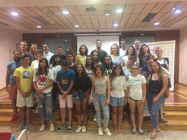 El campo de trabajo reúne a jóvenes de toda España