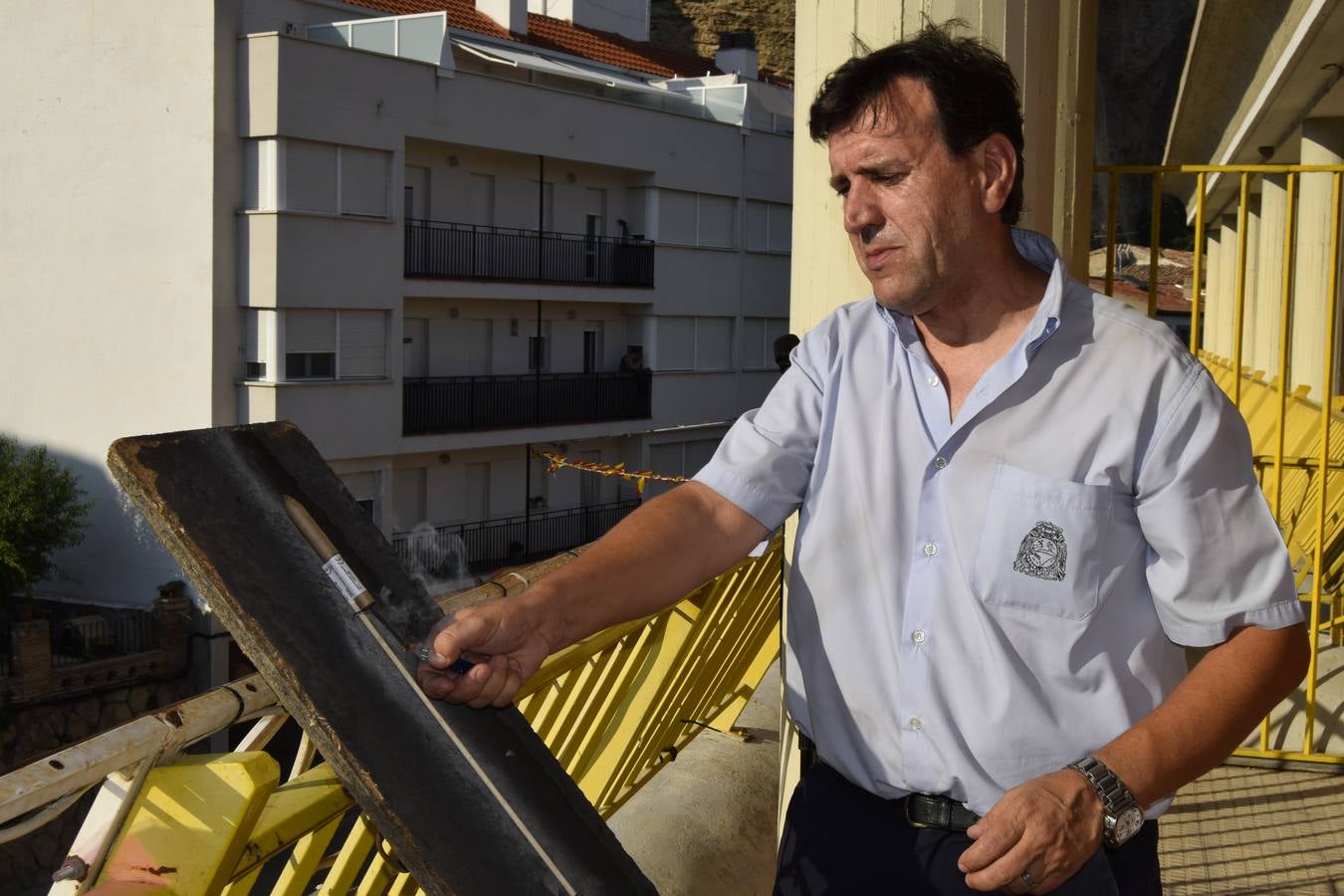 El comienzo de las fiestas de Santa Ana, en Cervera, tuvo ayer a los jóvenes como protagonistas.