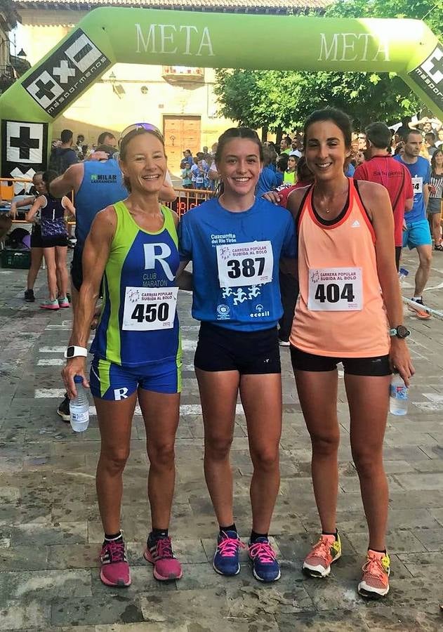 380 corredores han participado hoy en esta carrera celebrada Cuzcurrita del Río Tirón.