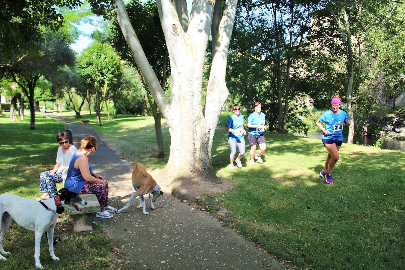 380 corredores han participado hoy en esta carrera celebrada Cuzcurrita del Río Tirón.