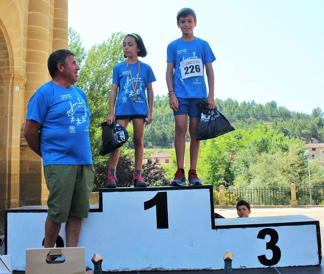 380 corredores han participado hoy en esta carrera celebrada Cuzcurrita del Río Tirón.