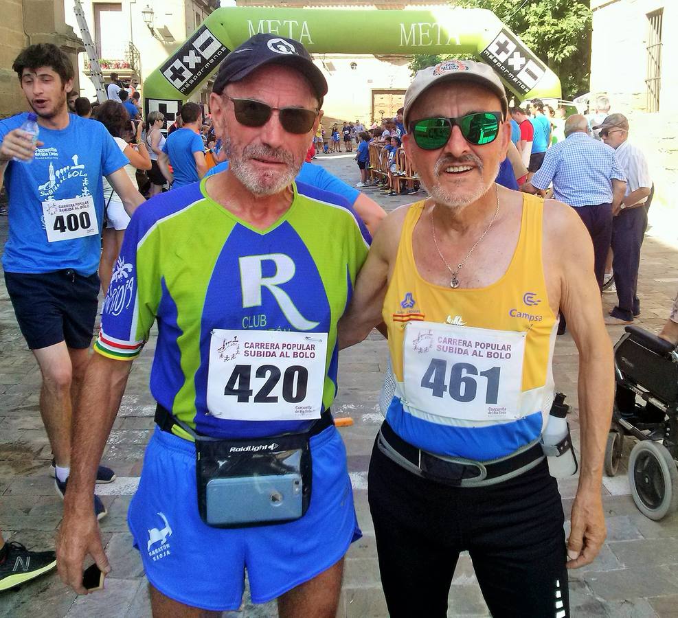 380 corredores han participado hoy en esta carrera celebrada Cuzcurrita del Río Tirón.