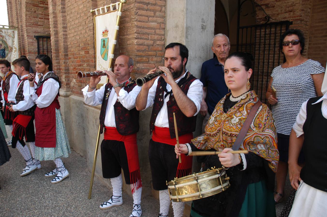 Procesión del día grande de las fiestas de la Virgen de Carravieso de Rincón de Soto.