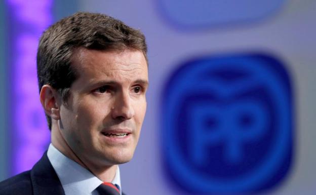 El líder del PP, Pablo Casado.