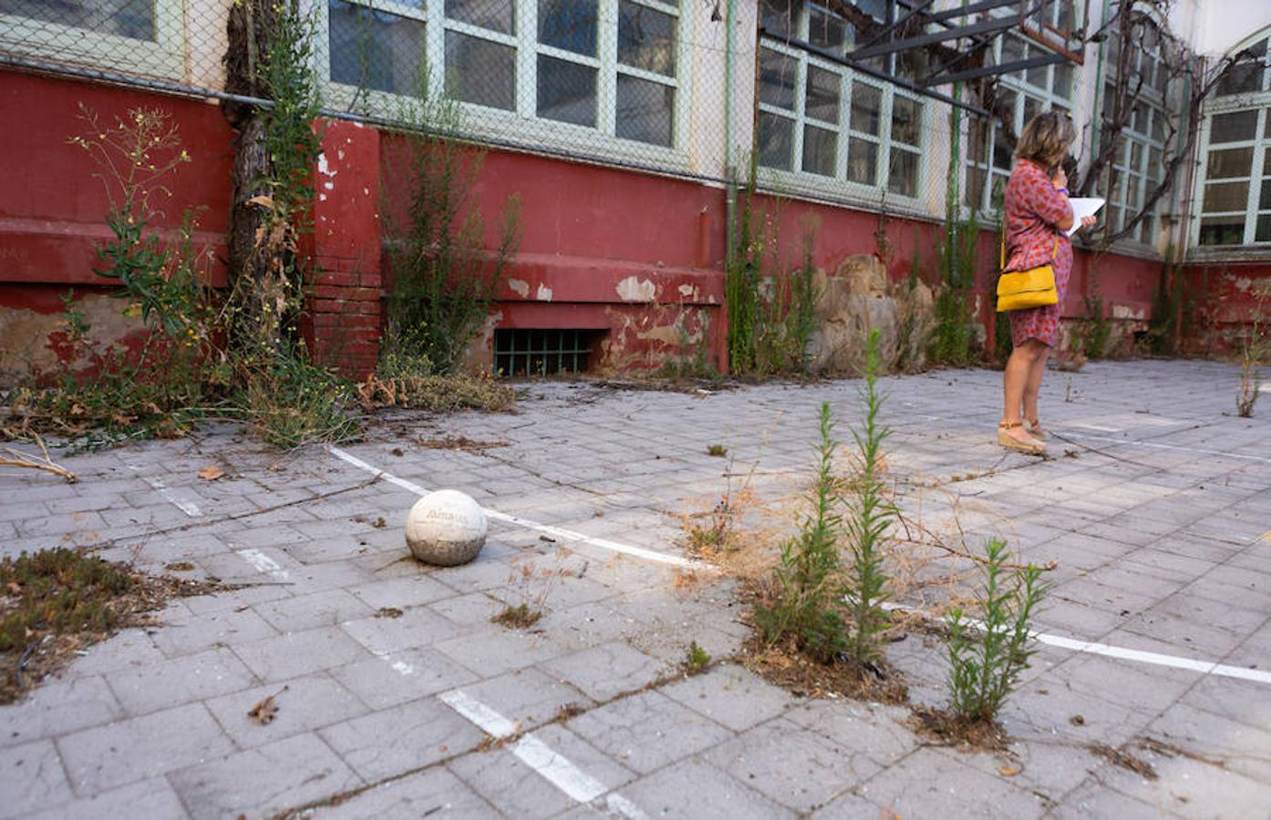 En plena conmemoración del centenario del instituto Sagasta, el emblemático edificio presnta un estado ruinoso después de su cierre y a la espera del inicio de las obras.