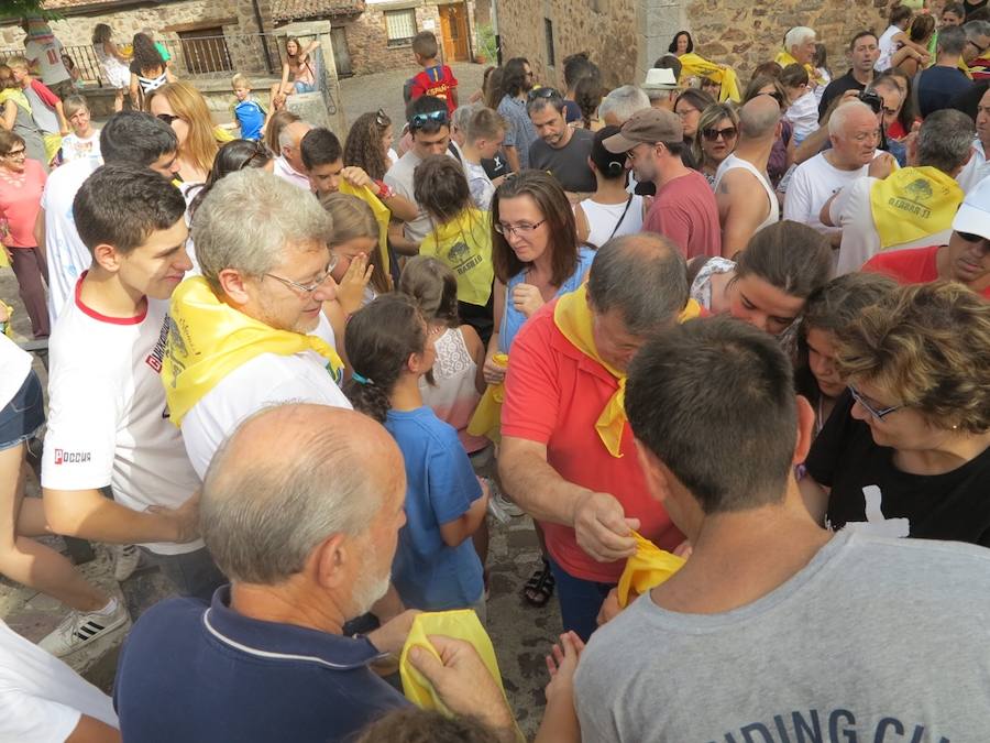 Acompañadas de pólvora y agua la localidad Serrana inició ayer sus fiestas 