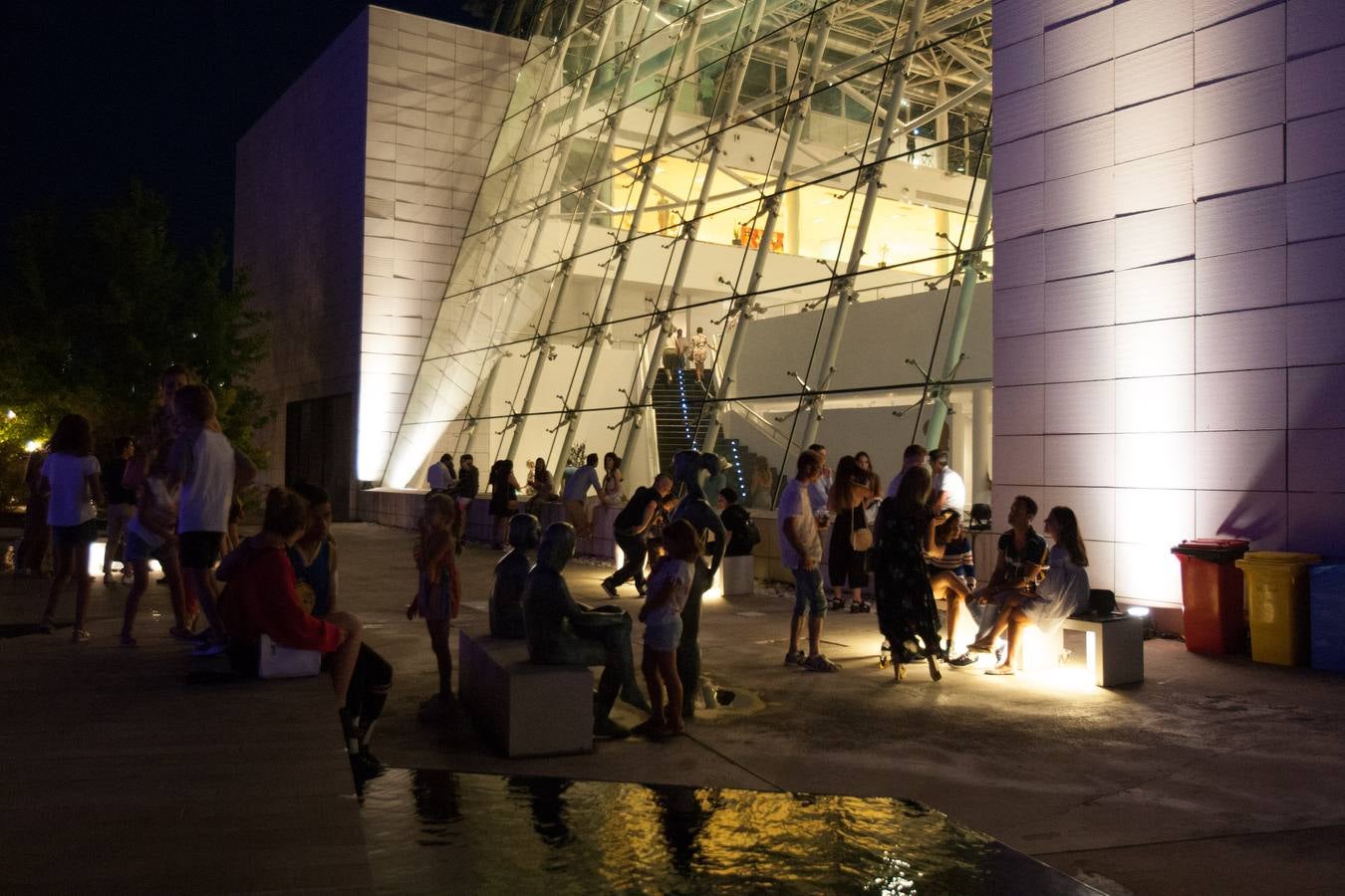 Ambientazo en el Museo Würth en la segunda cita de 'De noche, el museo suena'.