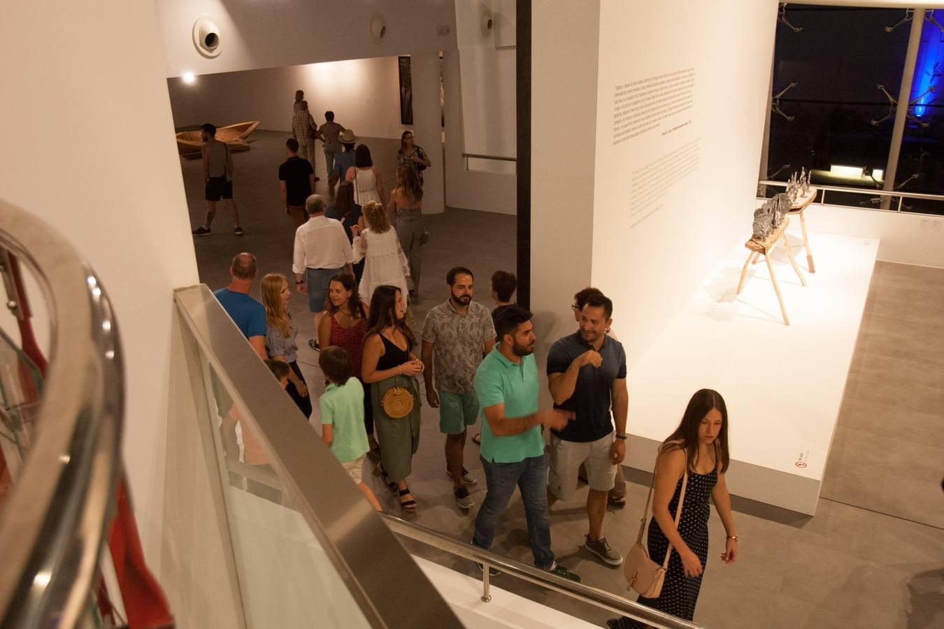 Ambientazo en el Museo Würth en la segunda cita de 'De noche, el museo suena'.