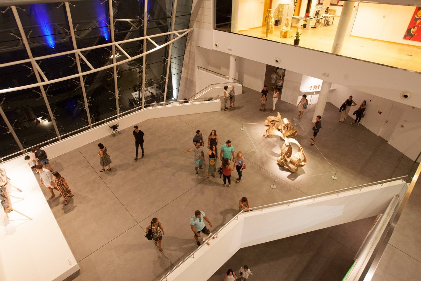 Ambientazo en el Museo Würth en la segunda cita de 'De noche, el museo suena'.