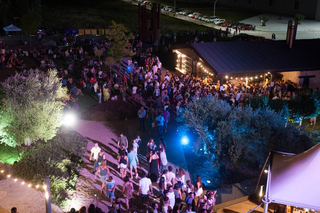 Ambientazo en el Museo Würth en la segunda cita de 'De noche, el museo suena'.