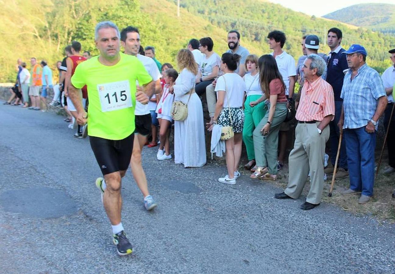 XVIII Carrera Puente a Puente 'Trofeo Violeta Villanueva' en la que se han impuesto Nacho Hernando y Susana Arrúa vuelven a ganar en Ezcaray.