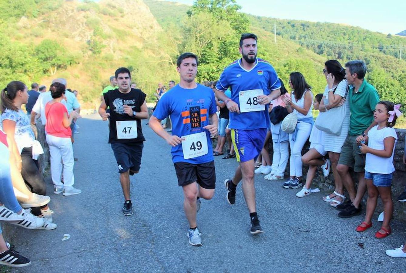 XVIII Carrera Puente a Puente 'Trofeo Violeta Villanueva' en la que se han impuesto Nacho Hernando y Susana Arrúa vuelven a ganar en Ezcaray.