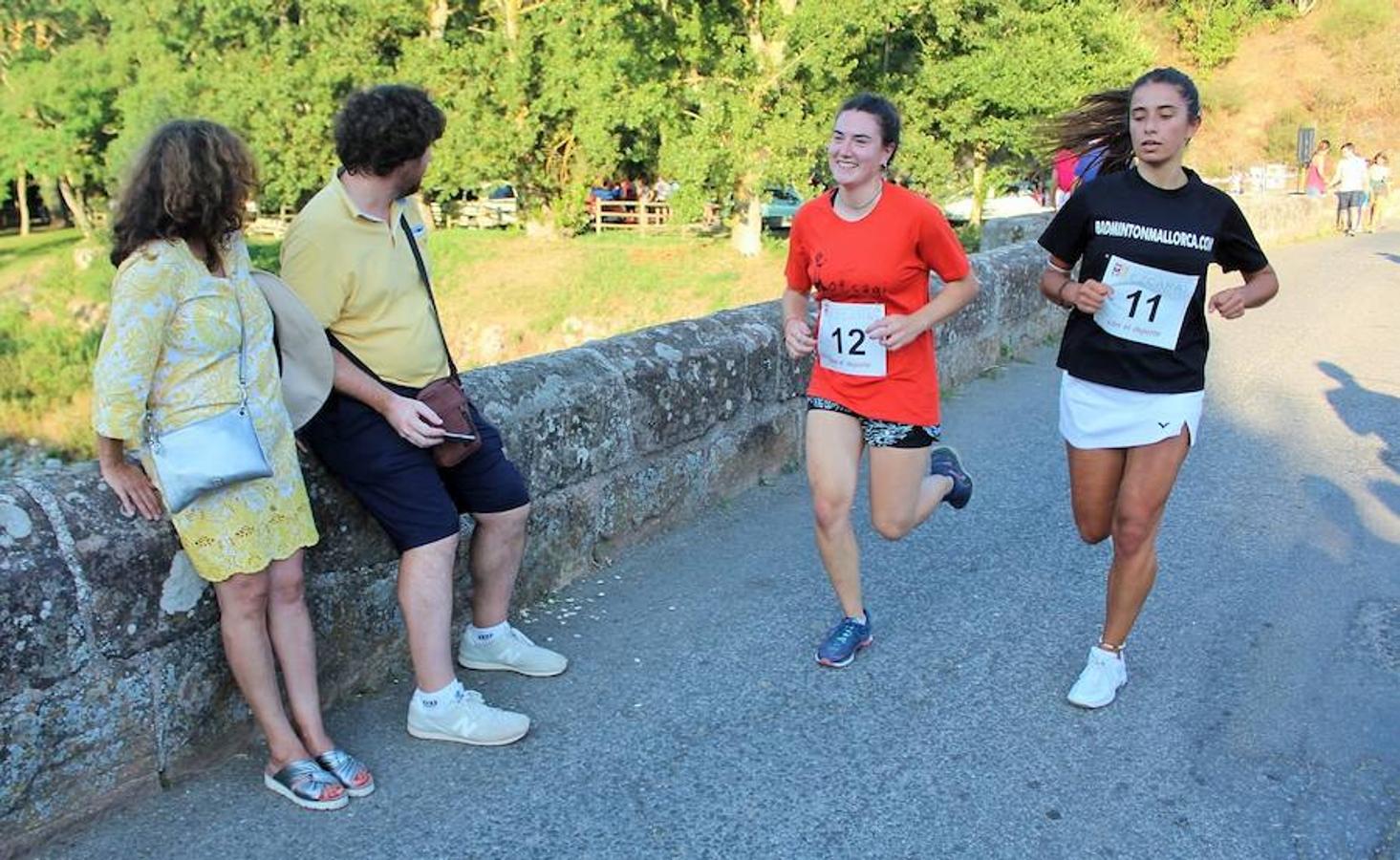 XVIII Carrera Puente a Puente 'Trofeo Violeta Villanueva' en la que se han impuesto Nacho Hernando y Susana Arrúa vuelven a ganar en Ezcaray.