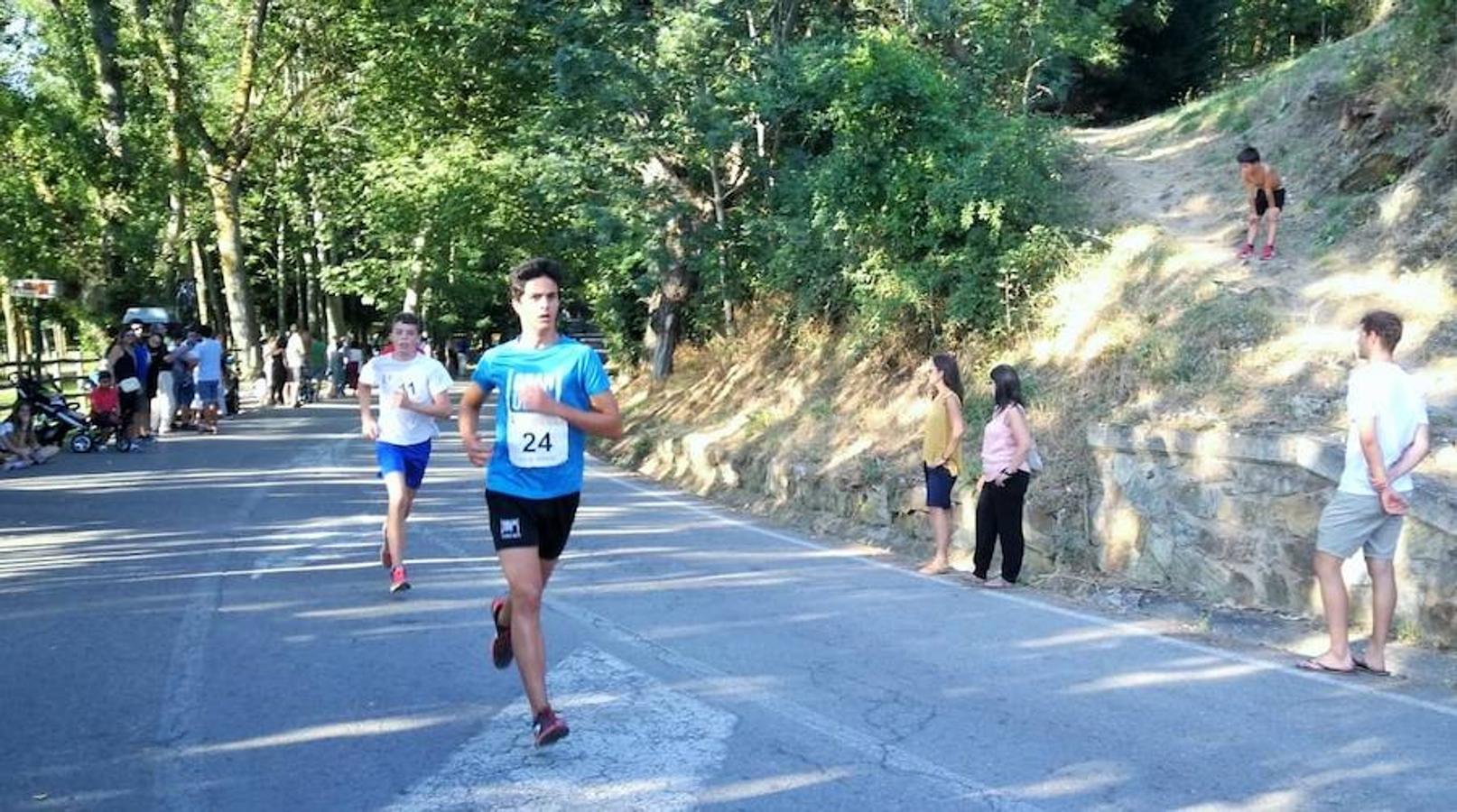 XVIII Carrera Puente a Puente 'Trofeo Violeta Villanueva' en la que se han impuesto Nacho Hernando y Susana Arrúa vuelven a ganar en Ezcaray.