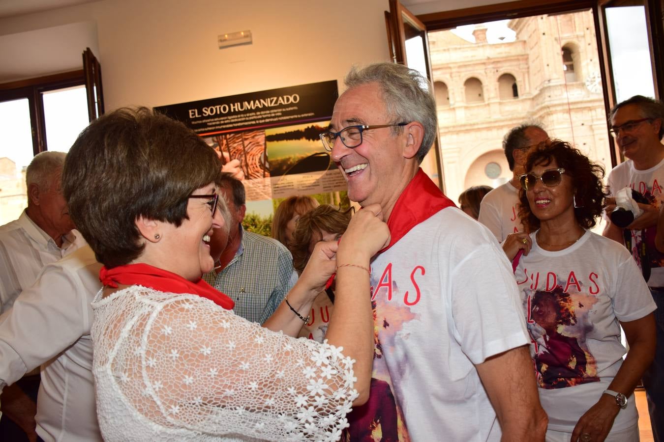 Las imágenes del interior de la Casa Consistorial alfareña en el inicio de sus fiestas