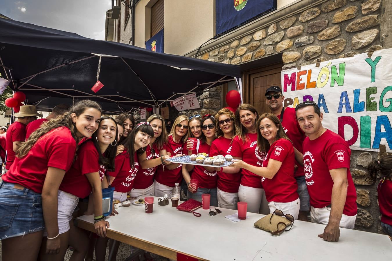 Las imágenes de la jornada solidaria en Torrecilla en Cameros